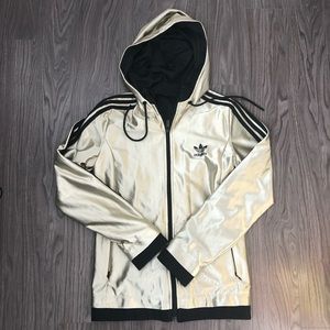Gold and Black Adidas Jacket